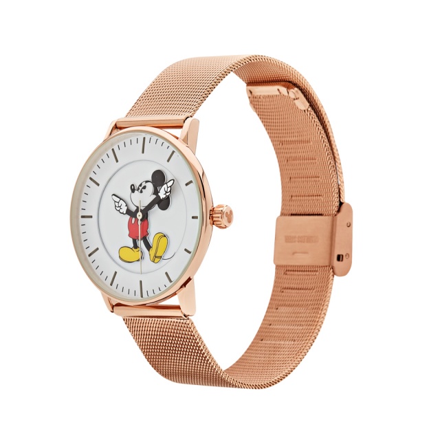 Rose gold mickey mouse watch hotsell