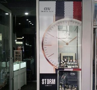 Daniel Wellington & STORM branding