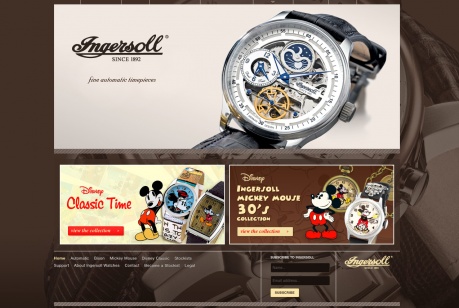 Ingersoll Watches Home Page