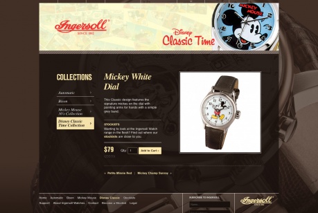 Ingersoll Mickey White Dial (25570)